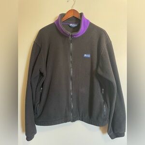 Vintage Penfield Black Jacket with Purple Trim